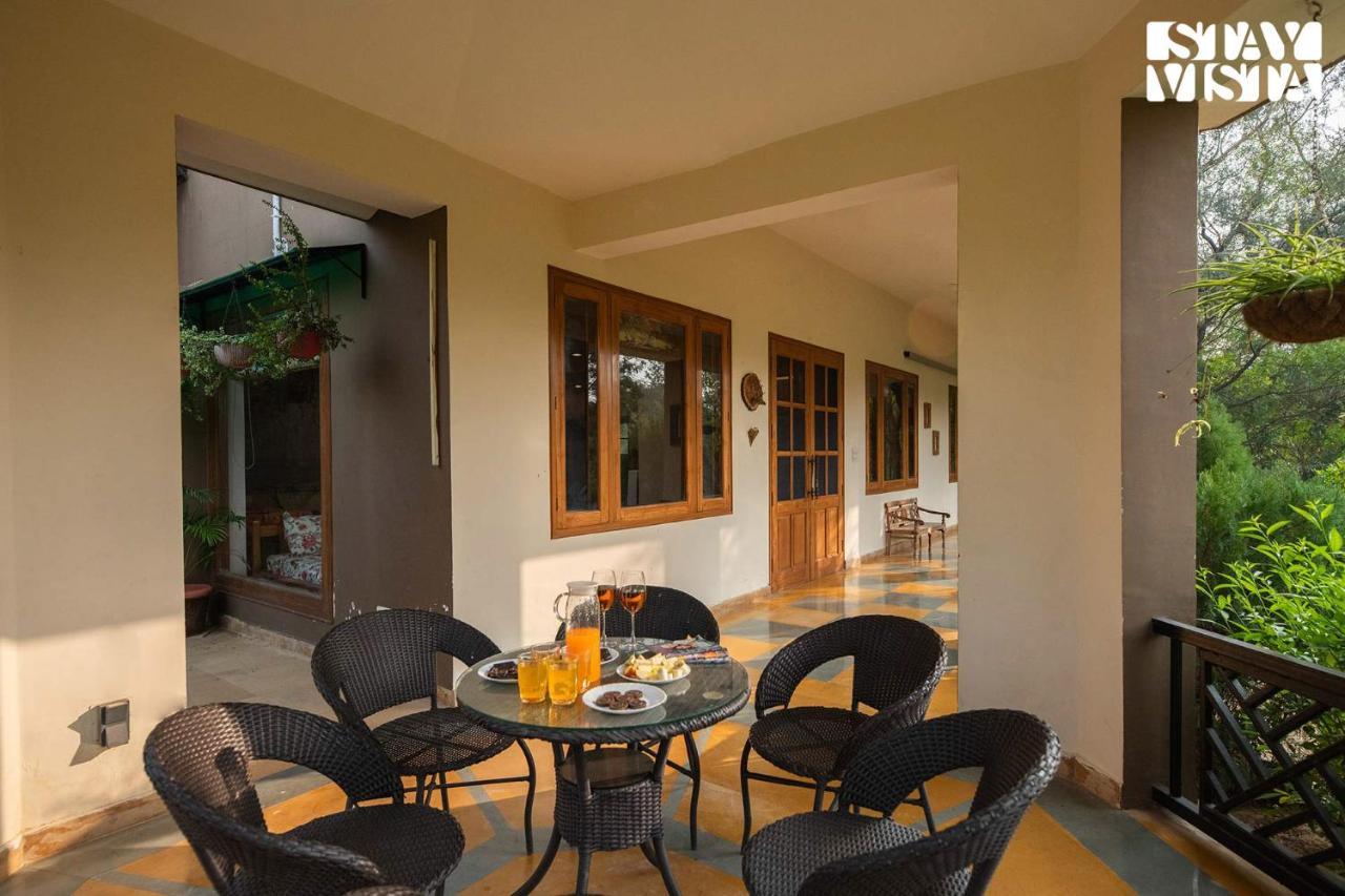 Villa Stayvista's Wildwood Canopy - Forest-view, Pet-friendly With Lawn & Indoor-outdoor Games