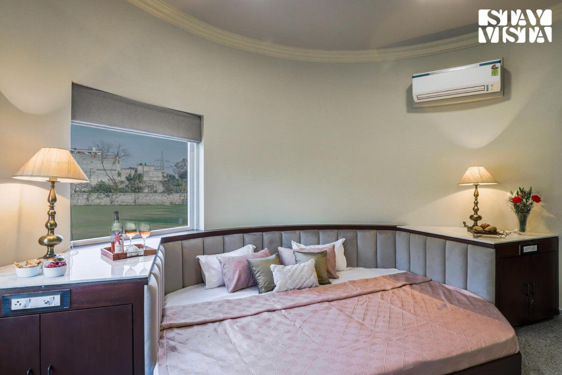 Villa Stayvista's Mystic Castle With Terrace, Swimming Pool, Lawn With Gazebo