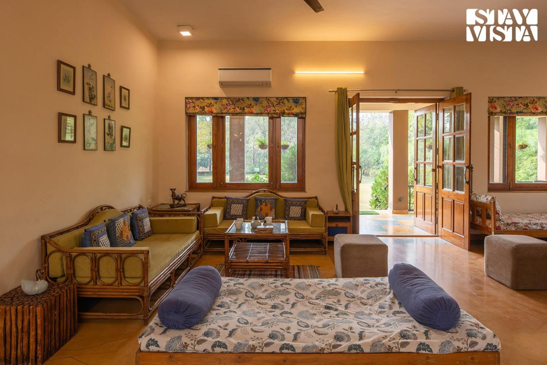 Stayvista's Wildwood Canopy - Forest-view, Pet-friendly With Lawn & Indoor-outdoor Games * Jaipur