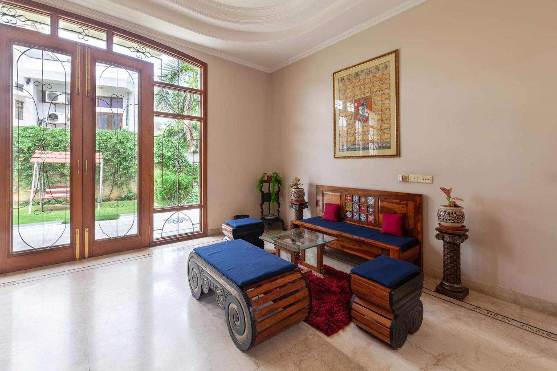 Villa Stayvista's Krishnalaya Mansion: Luxurious Retreat With Indoor Pool & Leisure Amenities