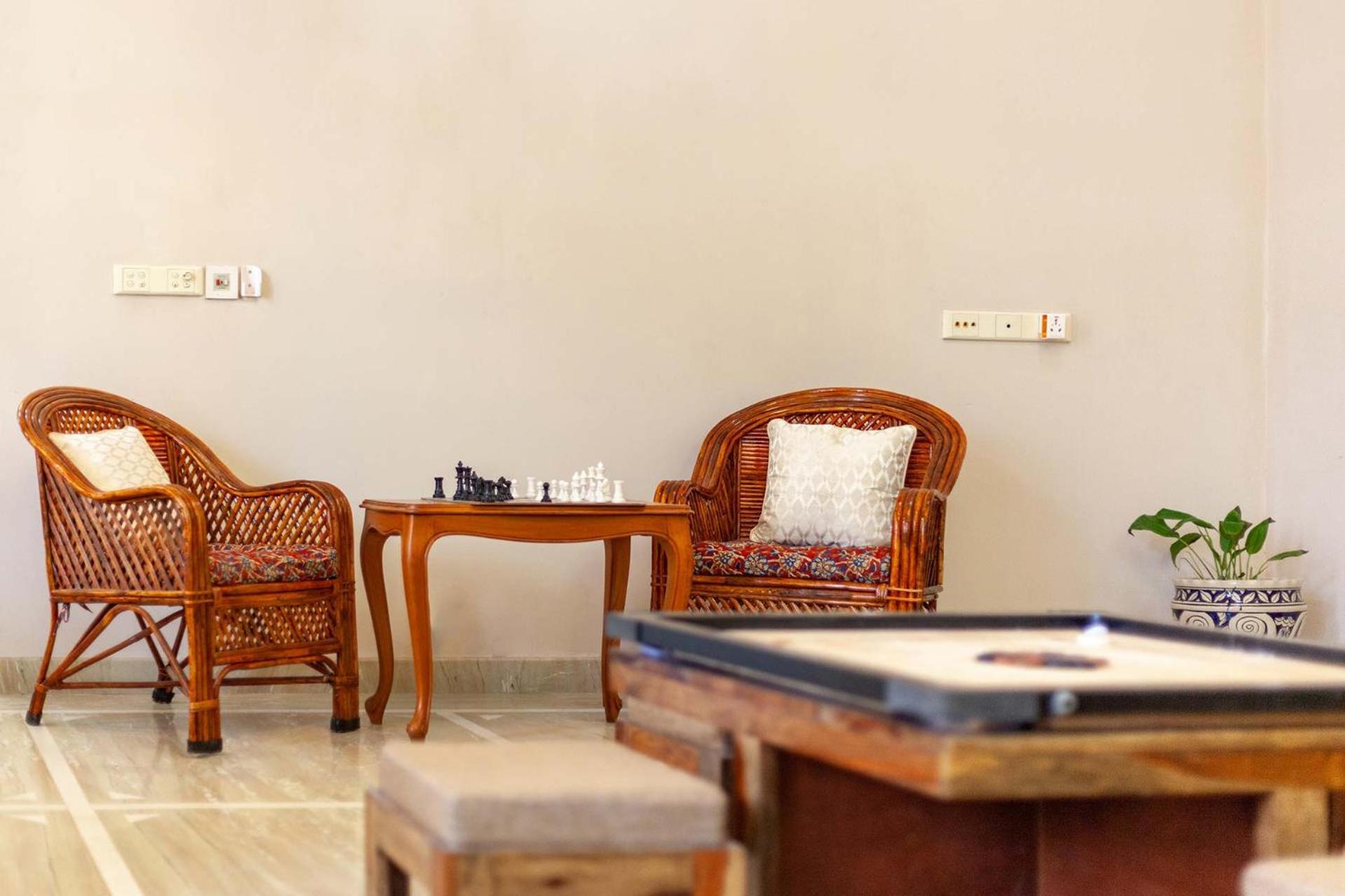 Villa Stayvista's Krishnalaya Mansion: Luxurious Retreat With Indoor Pool & Leisure Amenities