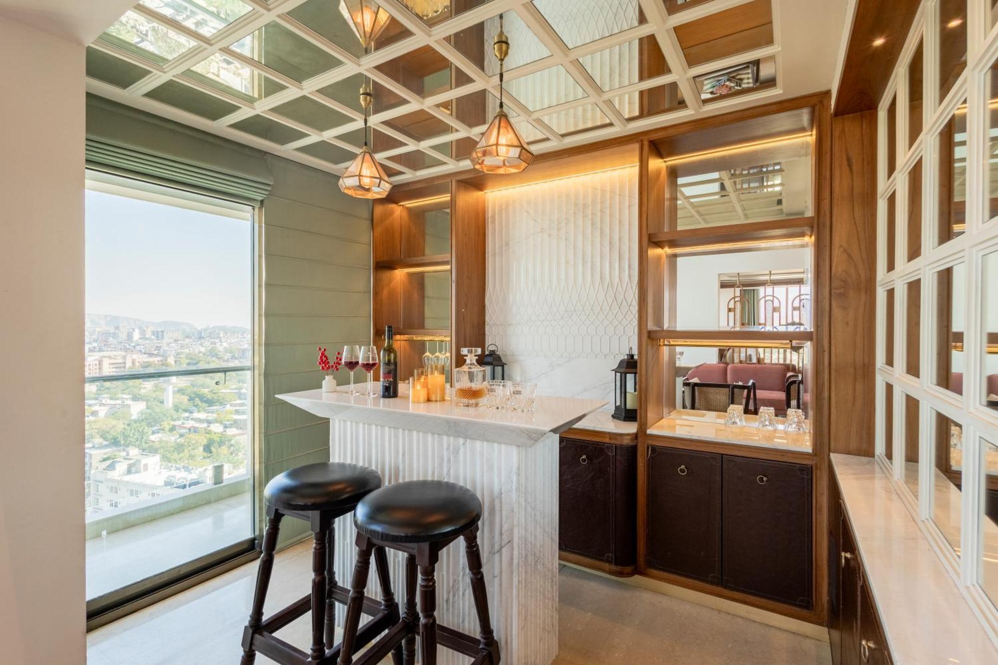 Alaya Manhattan 1804 - 3 Bhk Duplex With Stunning Views, Office & Stylish Bar * Jaipur