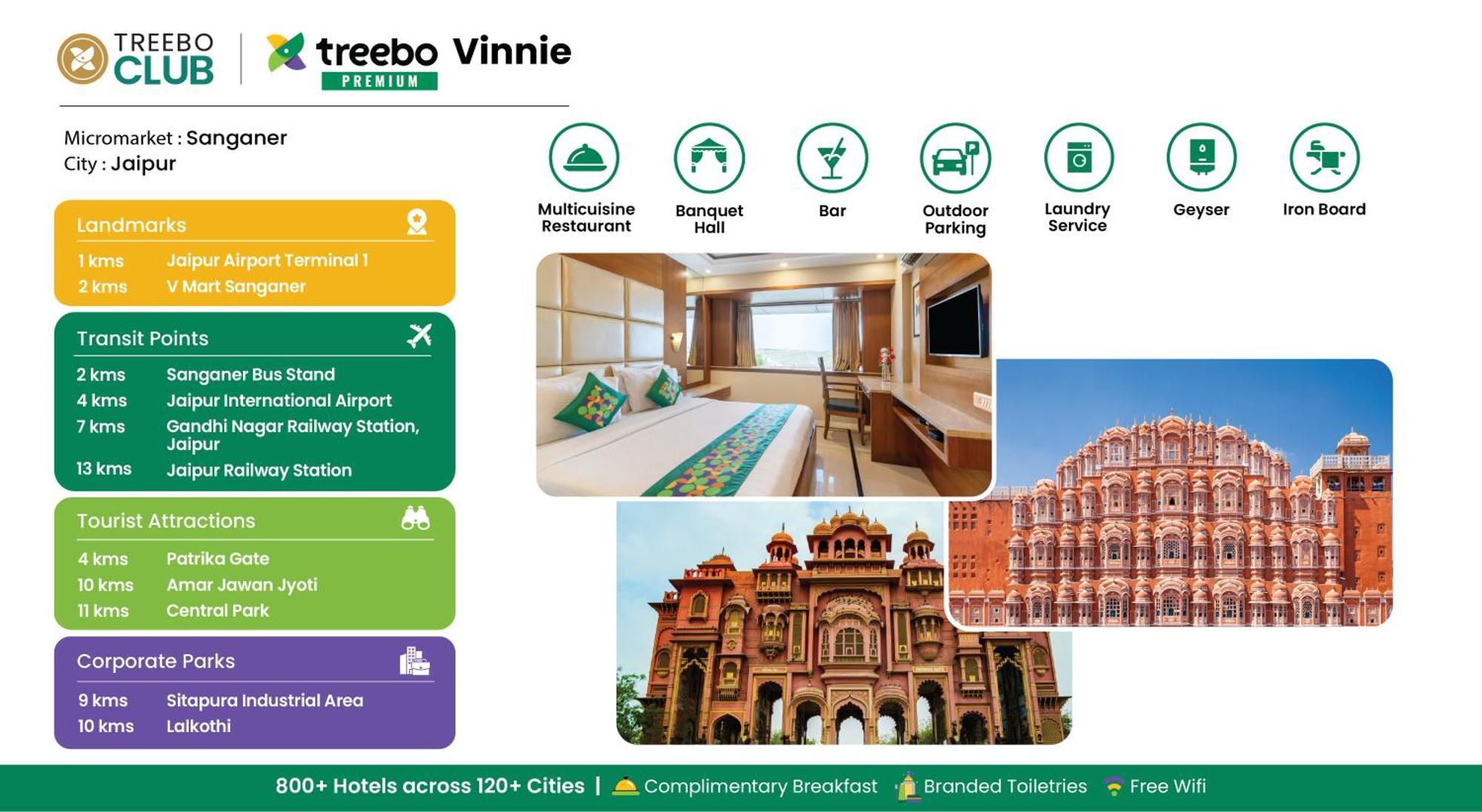 Treebo Premium Vinnie Hotel Jaipur